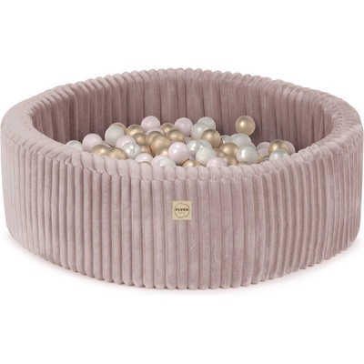 PLUSH NEST PLUSH NEST Puffy Lamell 90 × 30 cm + 200 loptičekr užový