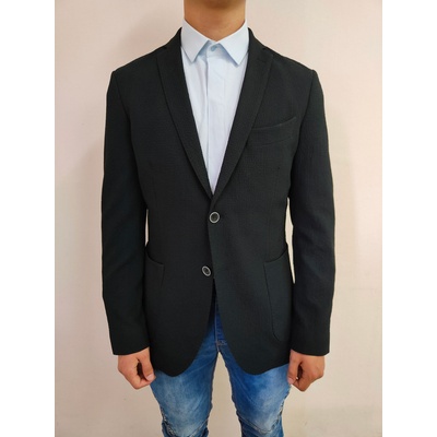 Emilio Adani Мъжко Slim fit сако в черен цвят Emilio AdaniM-123 - Черен, размер 50 / L