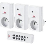 Genesis Remote controlled network outlets Maclean MCE153 internal 3pcs - programmable + battery for remote control