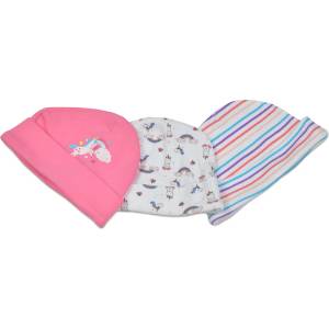 Cangaroo Шапки за новородено Cangaroo - Kay, 3бр. , розови (107964) - baby
