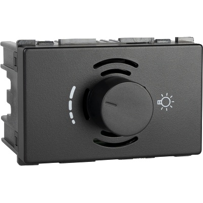 ELMARK Lecce led ДИМЕР 200va, 3 МОДУЛА АНТРАЦИТ (27053)