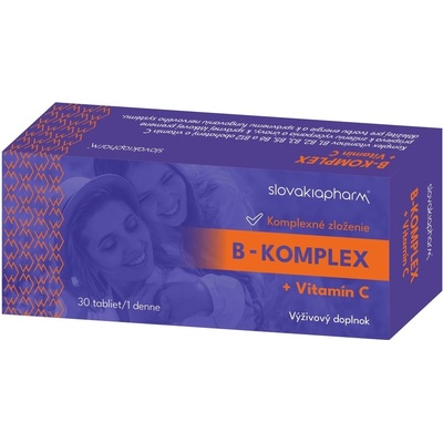 Slovakiapharm B-Komplex + Vitamín C 30 ks