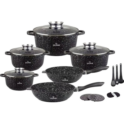 Zilner Sada mramorových hrnců ZL 8535 indukce 17 ks