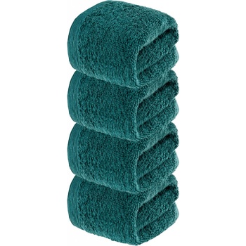 Livarno Home Froté ručník pro hosty, 30 x 50 cm, 4 ks (tyrkysová)