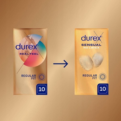 Durex Sensual No Latex 10 ks