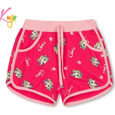 Kugo dívčí kraťasy HS0677 růžová