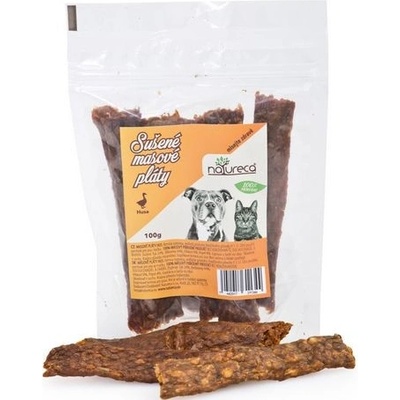 NATURECA pochoutka Masové pláty Kachna 100%maso 100 g