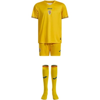 Joma FED. FUTBOL RUMANÍA REPLICA JUNIOR SET žltá tmavo modrá