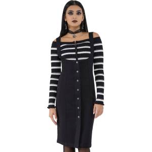 KILLSTAR дамска рокля KILLSTAR - Serenella Underbust - Черна - KSRA011638