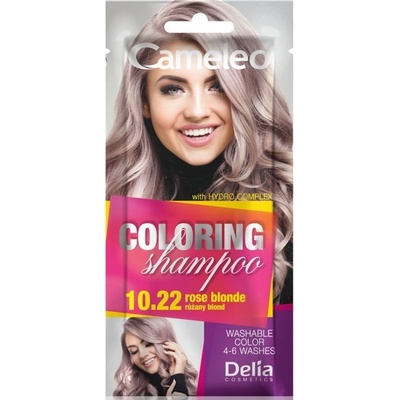 Delia cameleo farbiaci šampón na vlasy 10.22 rose blonde 40 ml