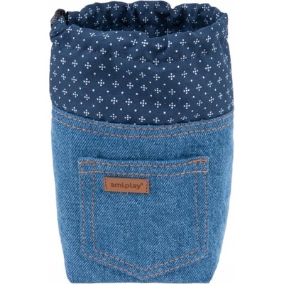 Amiplay Sáček na pamlsky Denim Modrý