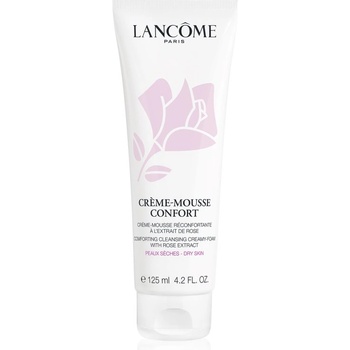 Lancome Crème-Mousse Confort Успокояваща почистваща пяна за суха кожа 125ml