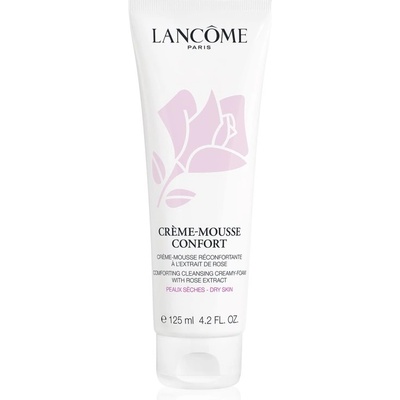Lancome Crème-Mousse Confort Успокояваща почистваща пяна за суха кожа 125ml