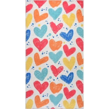 Vitaus Детски килим подходящ за пране 120x180 cm Hearts of Love - Vitaus (KRN-KID-2004-120x180)