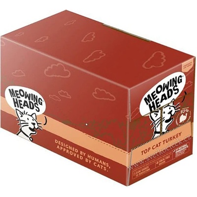 Meowing Heads Top Cat Turkey 10 x 100 g