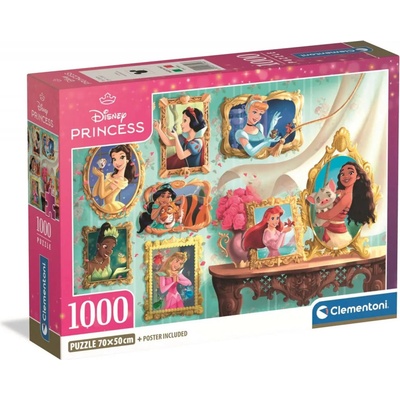 CLEMENTONI Disney princezny Obrazová galerie 1000 dílků