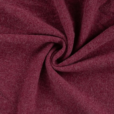 Funkční fleece 100% Merino vlna 280 g – Bordó vínová