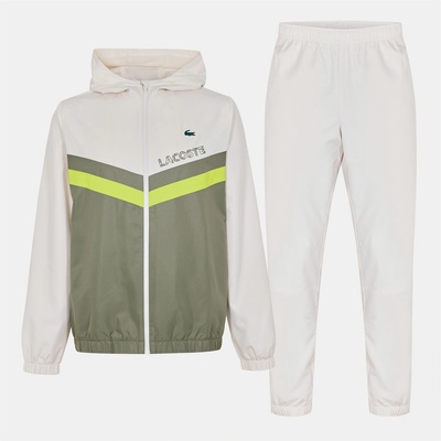Lacoste Анцуг Lacoste Tennis Sport Stripe Tracksuit - Lapland/Khaki
