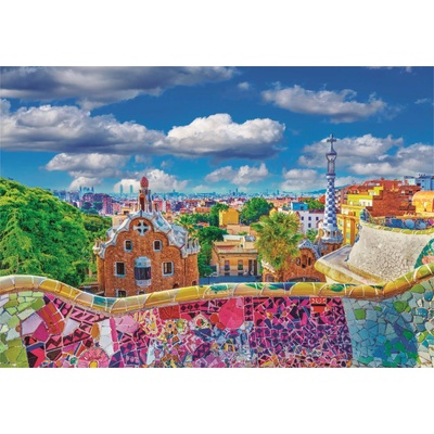 Clementoni - Puzzle Park Güell, Barcelona - 1 000 piese