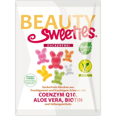 BEAUTY SWEETIES Cukríky zajkovia vegan 125 g