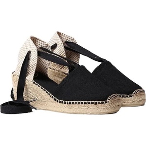 TONI PONS Valencia Wedge Espadrilles - Black (Black)