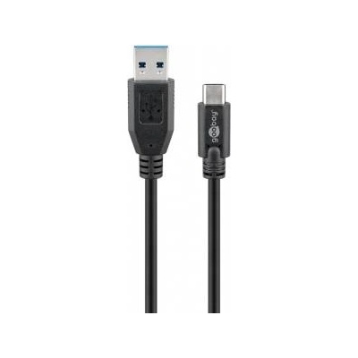 Goobay USB 3.2 Gen 1 Kabel, USB-A Stecker > USB-C Stecker (schwarz, 2 Meter)