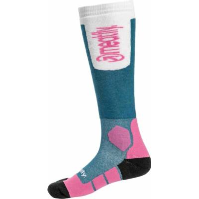 Meatfly sNB & SKI чорапи Leeway Pink / Blue Meatfly | Sin | МЪЖЕ | M