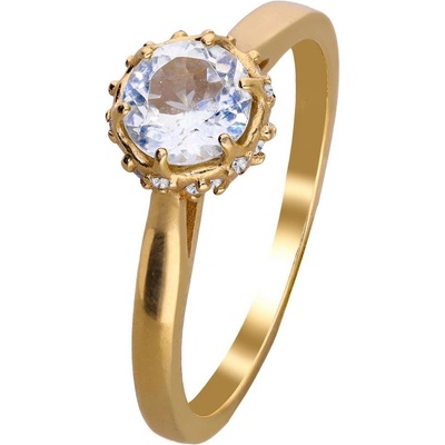 Zlaton Prsten žluté zlato s diamanty 000122703230