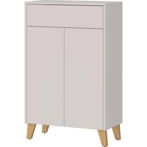 Germania Кремав матов висок шкаф за баня 63x101 cm Arnea - Germania (2257-572)