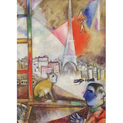 Eurographics Chagall Paris Through the Window 1000 dielov