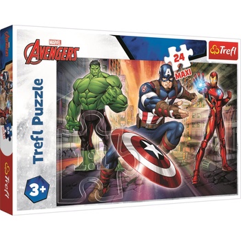 Trefl - Puzzle In the world of the Avengers - 1 - 39 piese