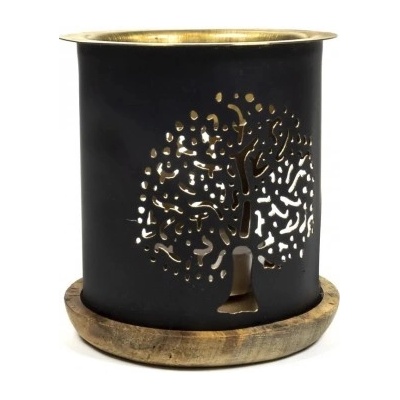 Kovová aroma lampa Strom života