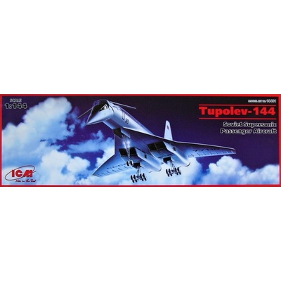 ICM Tupolev Tu 144 Soviet Supersonic Aircraft 1:144