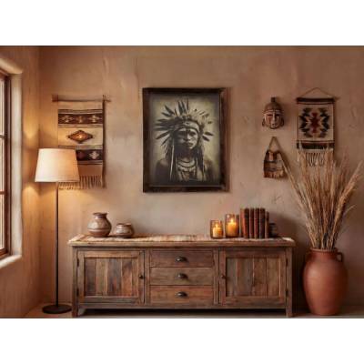 SOB Nábytek - Stylový obraz na plátně 70x90 Canvas Heritage - F0A2650W