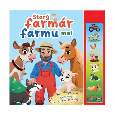 Starý farmár farmu mal