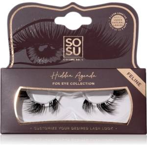 SOSU Cosmetics Hidden Agenda Fox Eye Collection изкуствени мигли цвят Feline