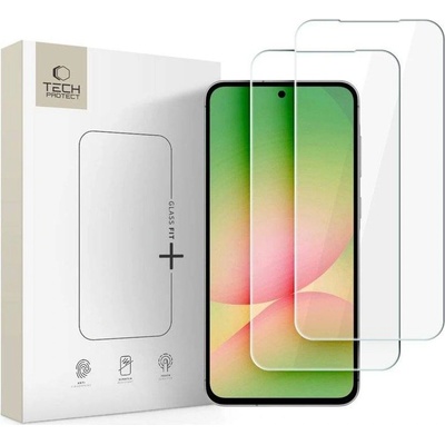 Tech-Protect Стъклен Протектор за Samsung A37, Tech-Protect Fit+ Glass 2бр. , Прозрачен (5906302390885)