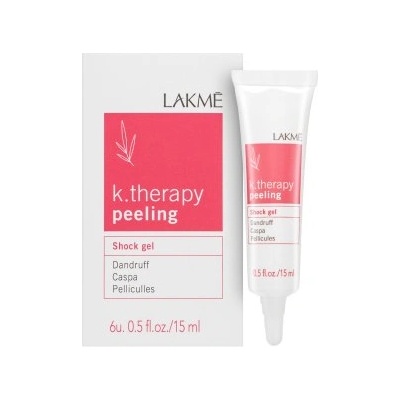Lakmé K. Therapy Peeling Shock Gel пилингов шампоан против пърхот 6 x 15 ml