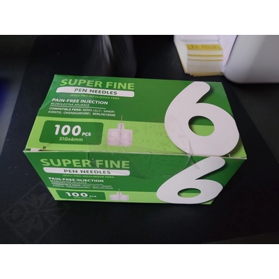 Super Fine jehly pro inzul.pera 6 mm 31G 100 ks – Zboží Dáma