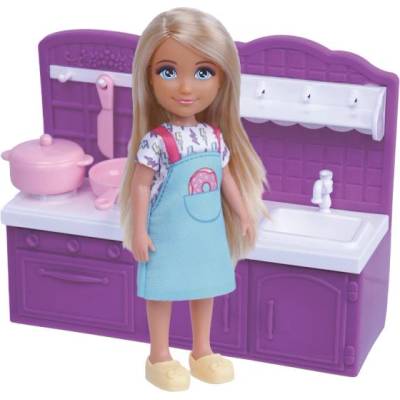 Кукла katka с кухненски комплект