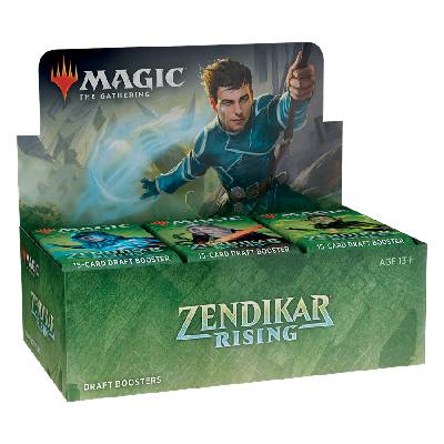 Wizards of the Coast Magic the Gathering Zendikar Rising Draft Booster Box