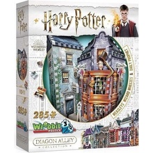 Wrebbit 3D puzzle Harry Potter: Kratochvílné a kouzelnické kejkle a Denní věštec 285 ks