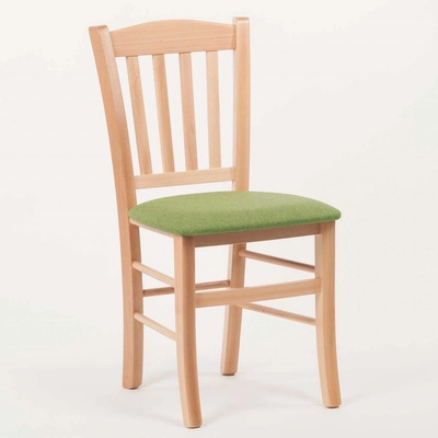 ITTC Stima Veneta s čalouněným sedákem Buk / Lux zelená 18