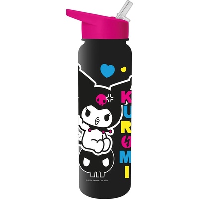 Pyramid International Бутилка за вода Pyramid Animation: Sanrio - Kuromi (Punk Vibes) (PDB2401874)