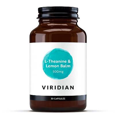 Viridian L-Theanine & Lemon Balm (L-Theanin s meduňkou) 30 kapslí