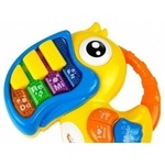 LEAN Toys Parrot Piano Educational Early Learning Yellow