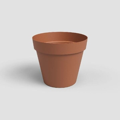 Artevasi Květináč CAPRI 40cm plast hnědá terracotta