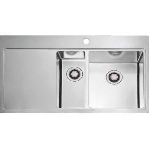 Alveus Pure - Мивка 98x53 см, бързо затваряне, неръждаема стомана 1149520 (1149520) Мивка за вграждане