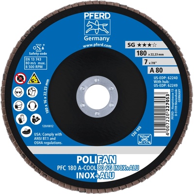 Pferd lamelový brúsny kotúč 180 mm 67758185