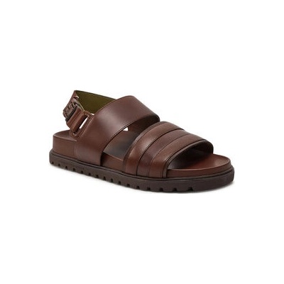 Tommy Hilfiger Elevated Th Buckle Lth Sandal FM0FM05007 Winter Cognac GVI